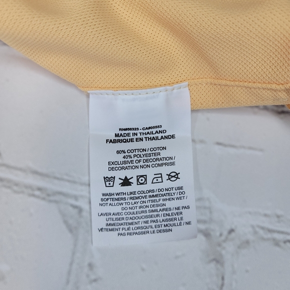 Nike Men Dry-Fit Polo Shirt Slim Fit Golf Size L Gold Unisex - Picture 10 of 14